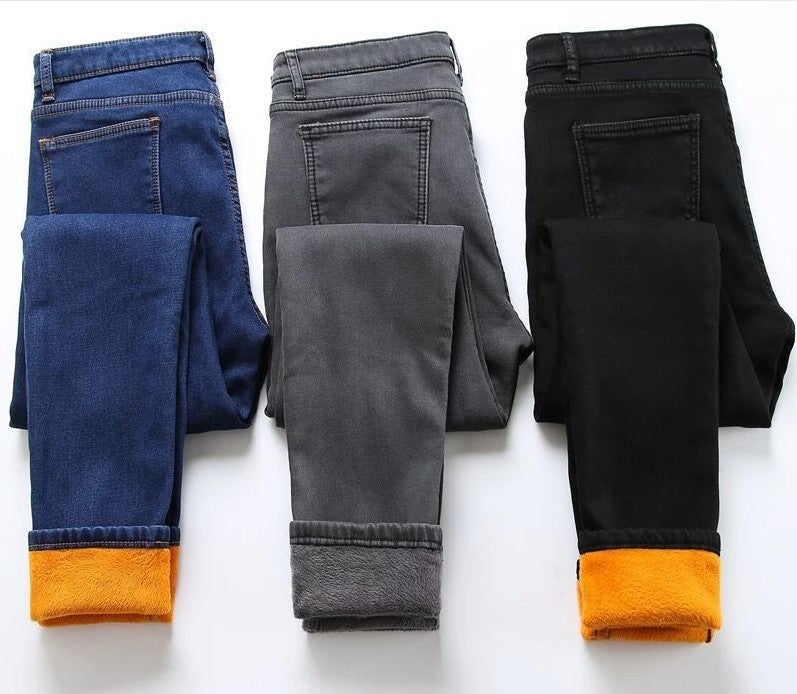 Women's thick jeans