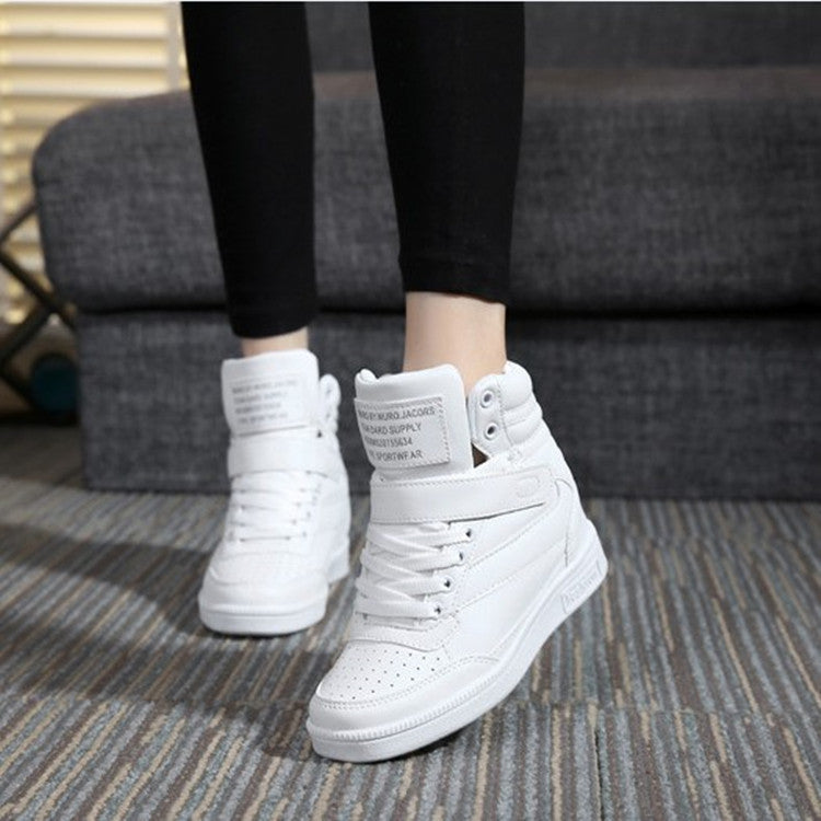 Increased women's high-top shoes