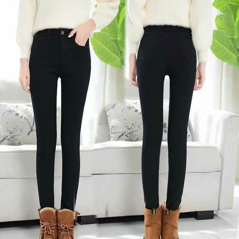 Women's thick jeans