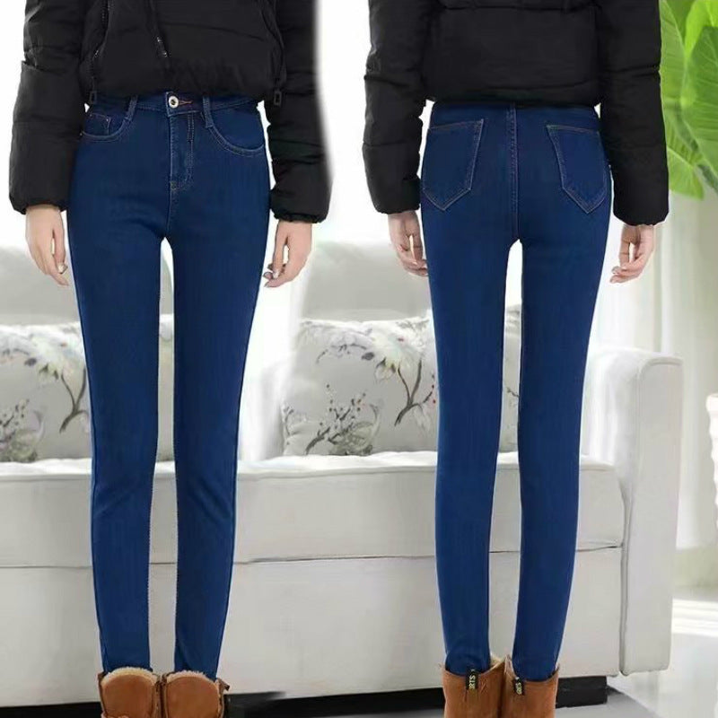 Women's thick jeans