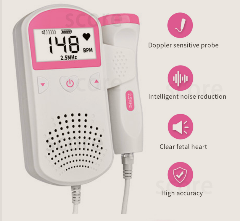 Fetal Heart Rate Monitor Home Pregnancy Baby Fetal Sound Heart Rate Detector - taylorkinfo