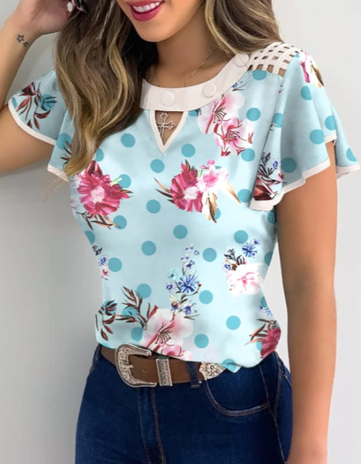 Very beautiful elegant summer blouse