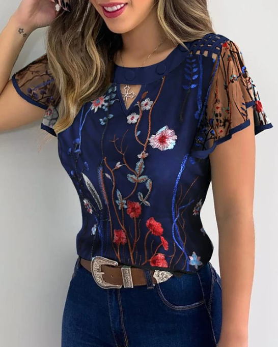 Very beautiful elegant summer blouse