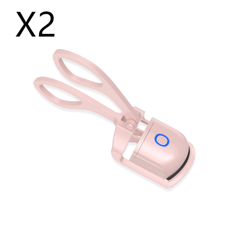 Heated Eyelash Curler Electric Temperature Control Mini Eyelash Curler Electric Portable Charging - taylorkinfo