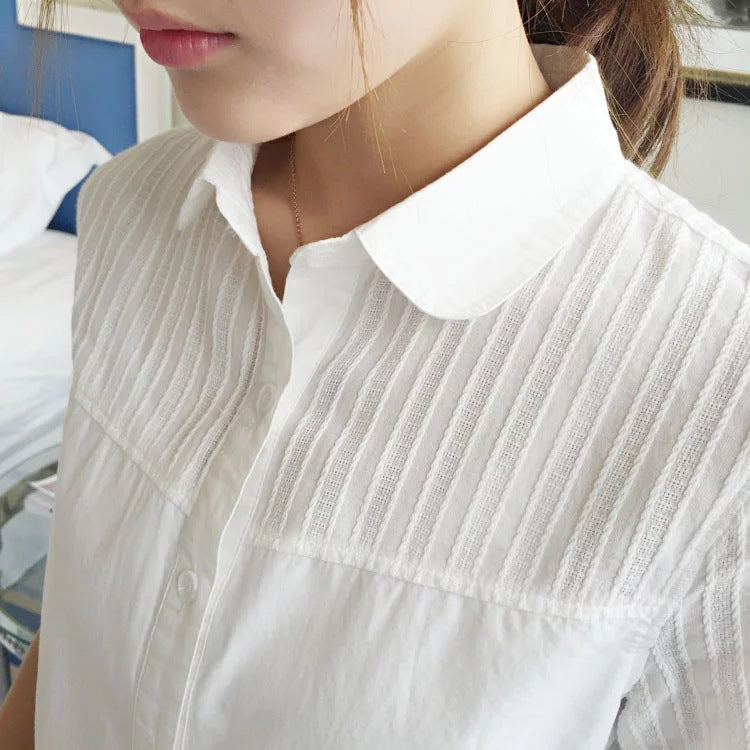 Summer Korean Style Company Business Wear Blouse