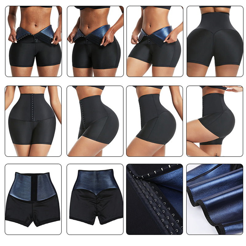 Slimming Pants Waist Trainer Shapewear Tummy Hot Thermo Sweat Leggings Fitness Workout Sweat Sauna Pants Body Shaper - taylorkinfo