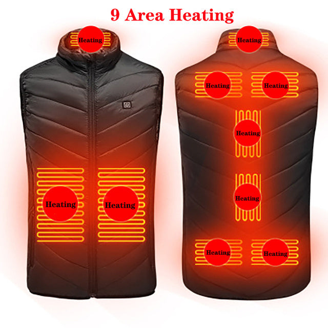 Heated Vest Washable Usb Charging Electric - taylorkinfo