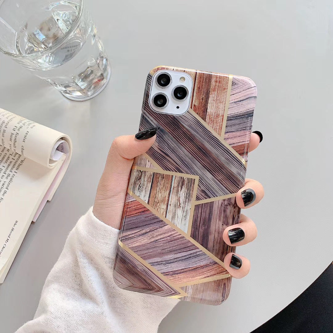 Laser diamond mosaic marble phone case