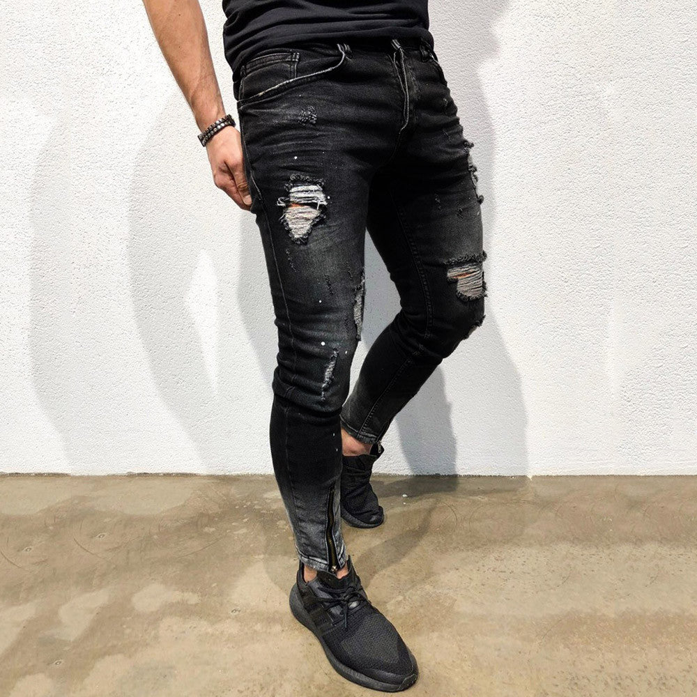 Men's ripped jeans