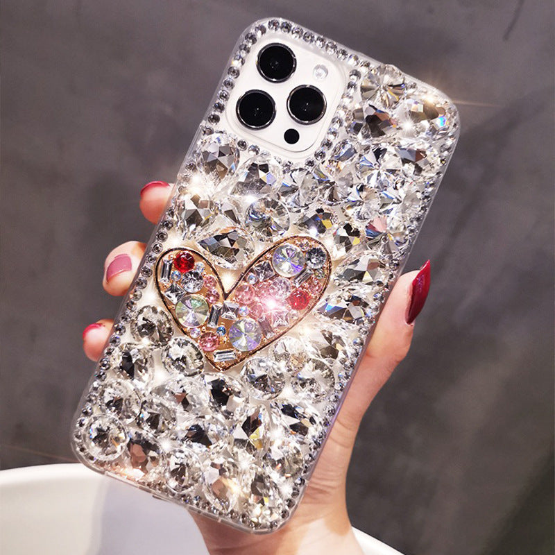 Full Diamond Mobile Phone Case Love Temperament