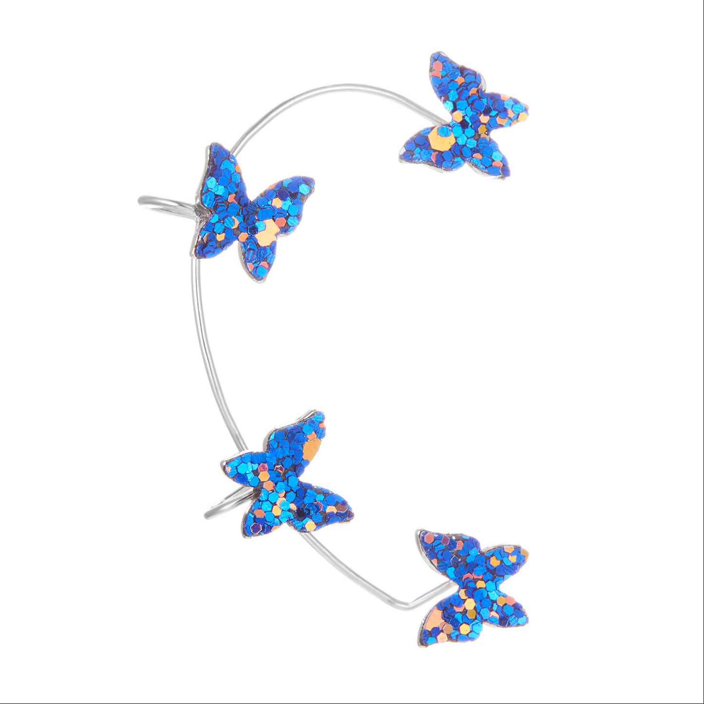 Butterfly Earrings Without Pierced Ear Cuffs