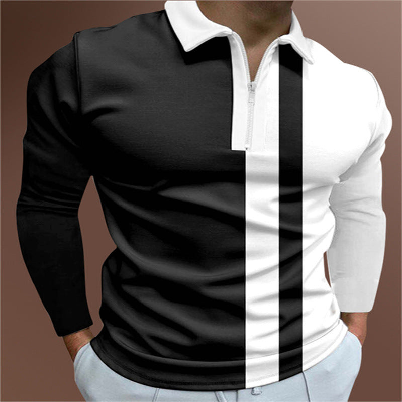 Men's POLO Shirt Printed Short Sleeve T-Shirt Top - taylorkinfo