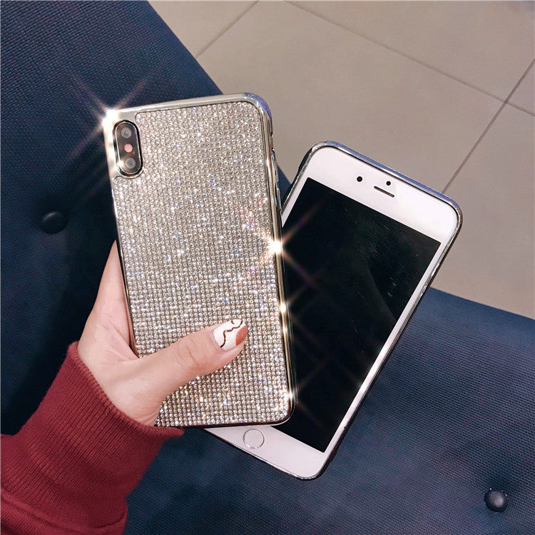 Compatible with Apple , Electroplating Thousand Diamond Tpu Mobile Phone Case