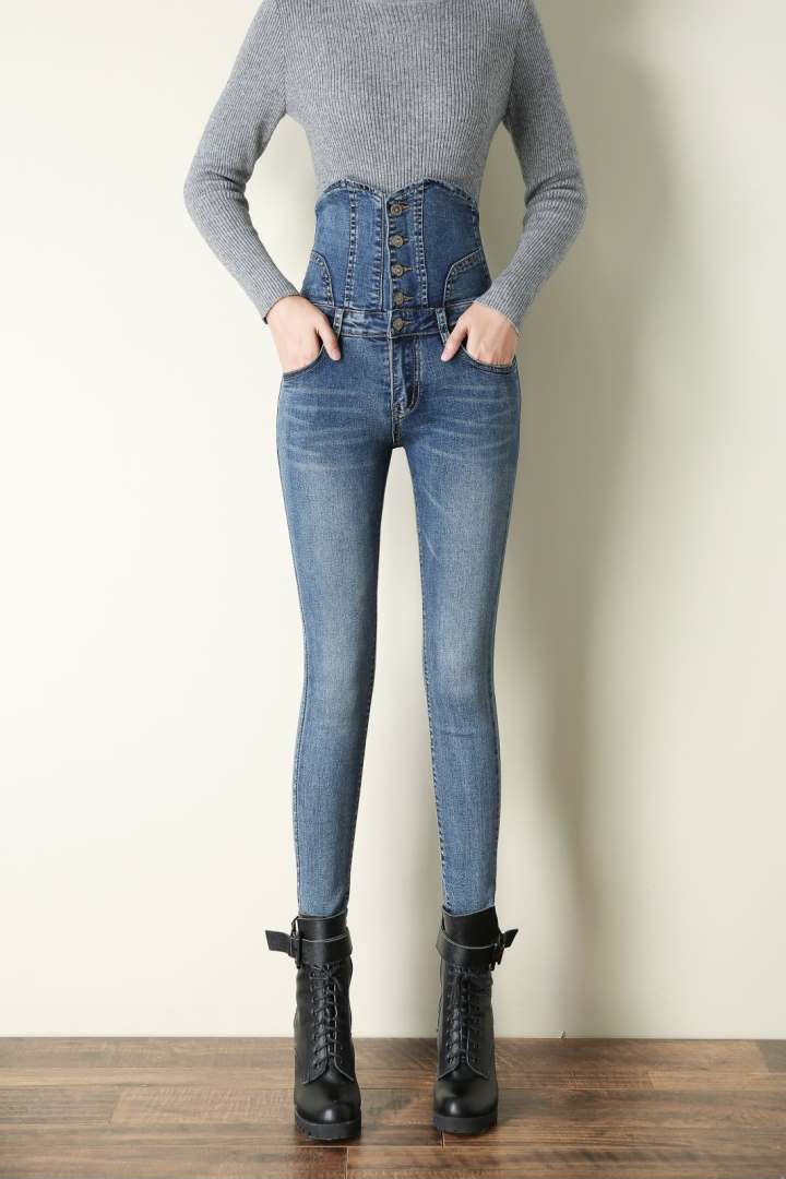 High waist jeans