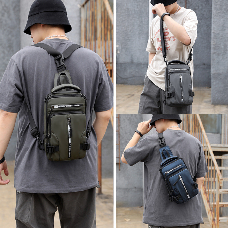 Crossbody Bags Men Multifunctional Backpack Shoulder Chest Bags - taylorkinfo