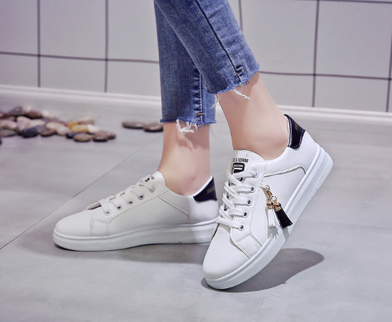 Mesh small white shoes