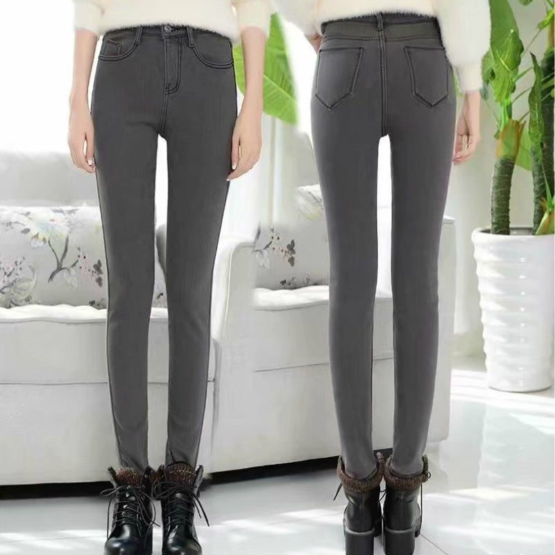 Women's thick jeans