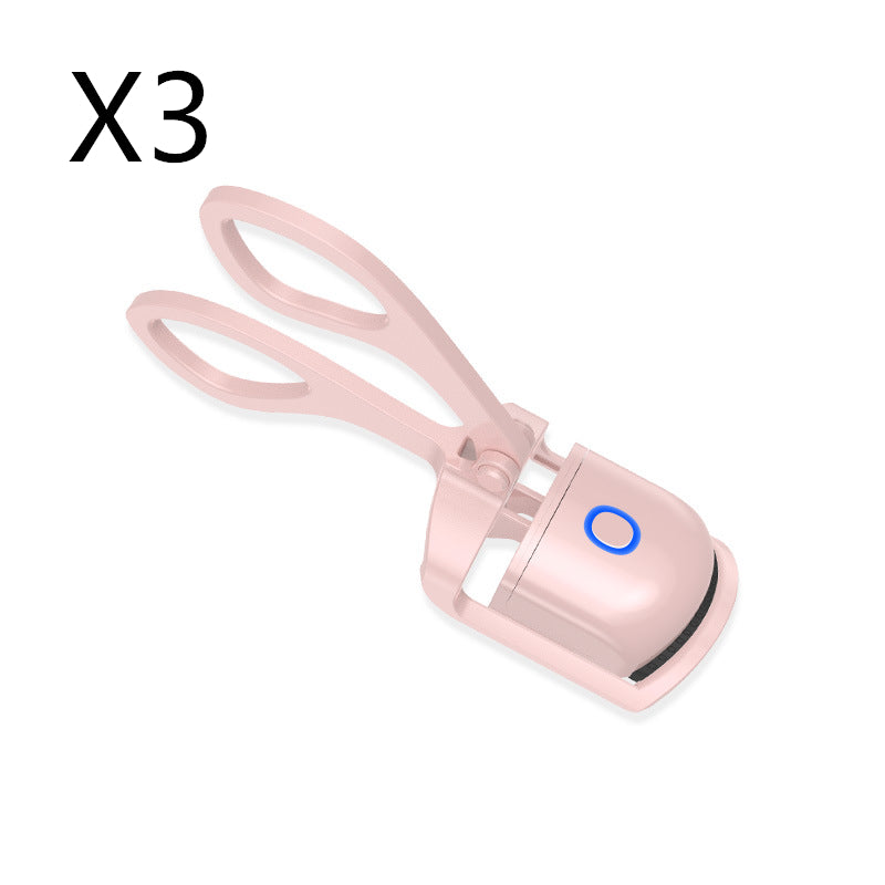 Heated Eyelash Curler Electric Temperature Control Mini Eyelash Curler Electric Portable Charging - taylorkinfo