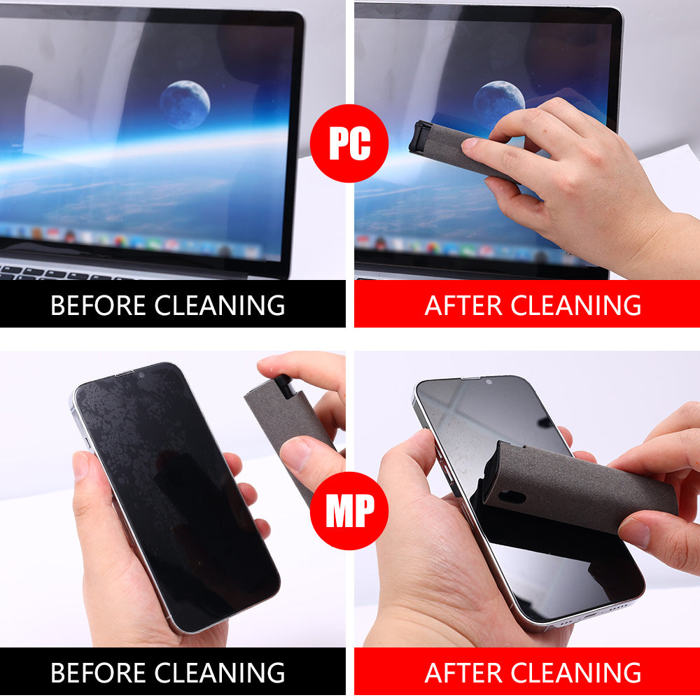 Mobile Phone Screen Cleaner Artifact Storage Integrated Mobile Phone Portable Computer Screen Cleaner Set - taylorkinfo