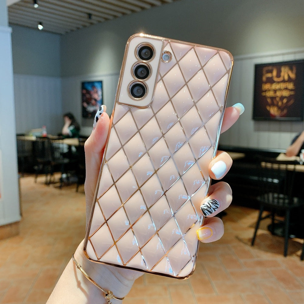 S22 Electroplated Diamond Phone Case