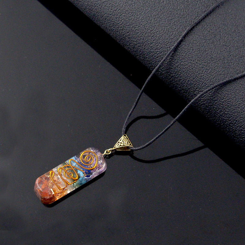 Gravel Seven Chakra Spirit Pendant - taylorkinfo