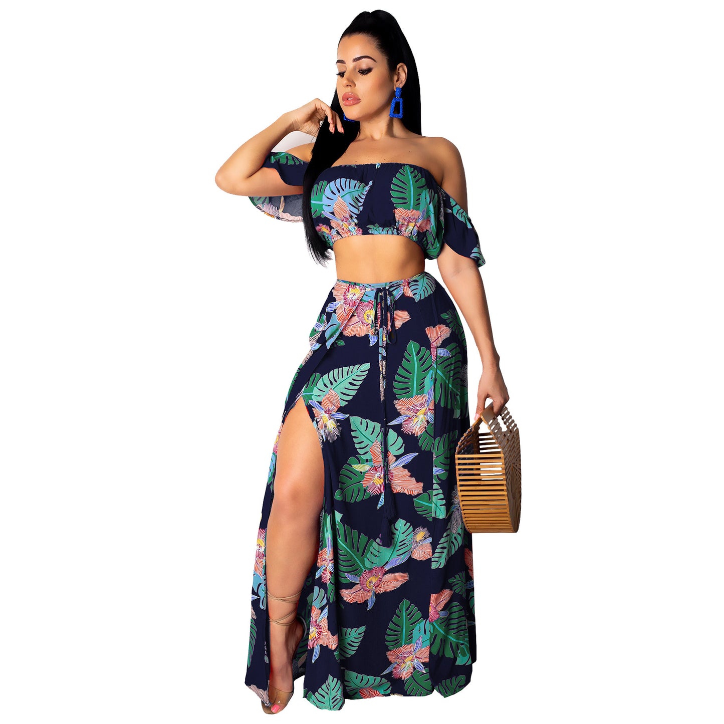 Two-piece printed skirt - taylorkinfo