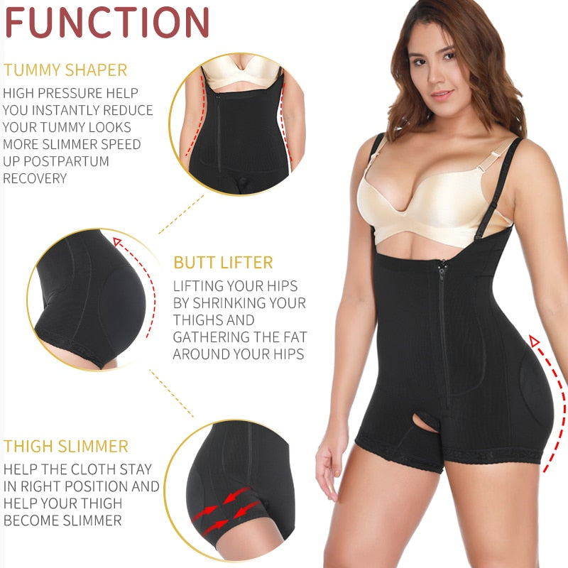 Shaper Bodysuit Shape-wear Waist Trainer Abdomen Shapers Tummy Control - taylorkinfo