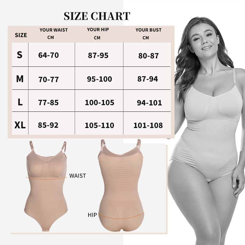 Bodysuit Shapewear Women Full Body Shaper Waist Trainer Stomach Slimming - taylorkinfo