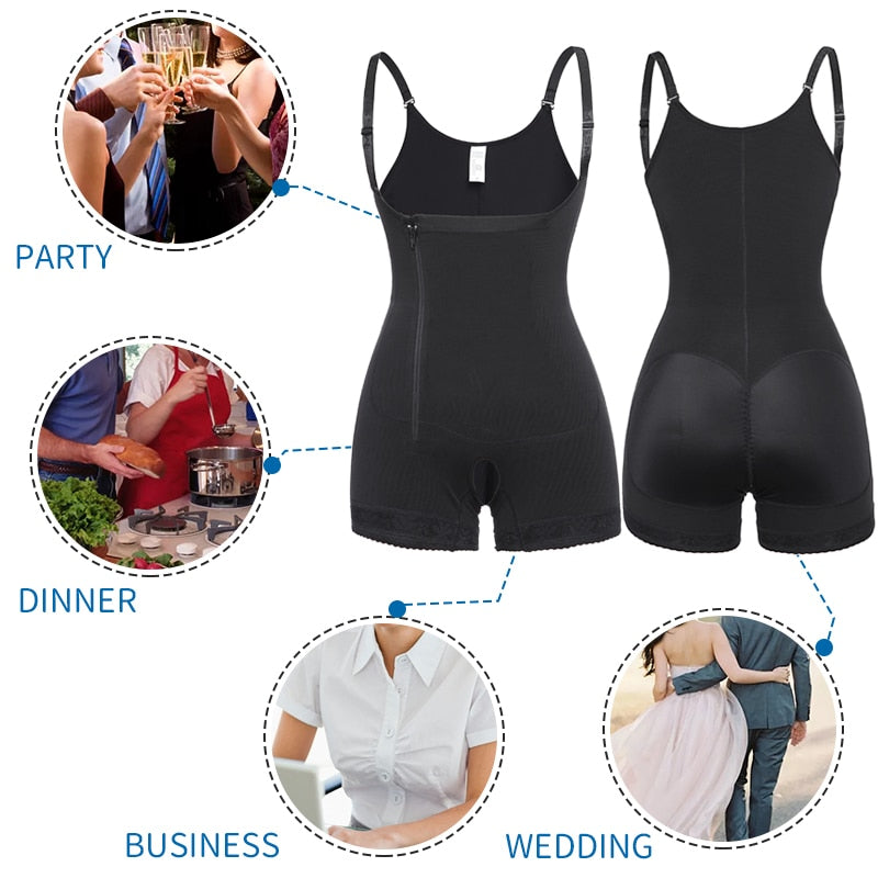 Shaper Bodysuit Shape-wear Waist Trainer Abdomen Shapers Tummy Control - taylorkinfo