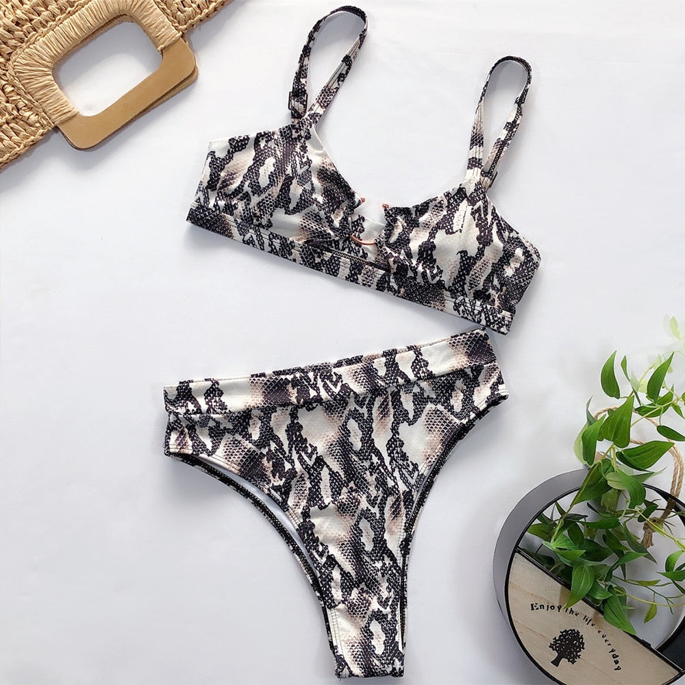 Bikinis  Leopard Bikini  Sexy Push Up Swimsuit Micro Bikini - taylorkinfo