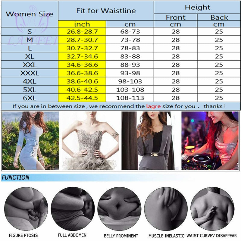 Sauna Sweat Corset Weight Loss Neoprene Cinchers Body Shapers Tummy Control - taylorkinfo