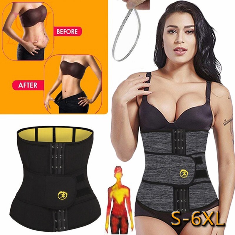 Sauna Sweat Corset Weight Loss Neoprene Cinchers Body Shapers Tummy Control - taylorkinfo