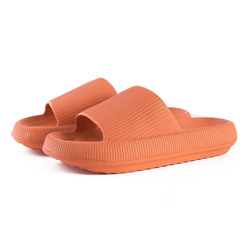 Women Thick Platform Cloud Slippers Eva Soft Sole Slippers Summer Beach Slide Sandals Leisure Man Bathroom Anti-Slip Shoes - taylorkinfo