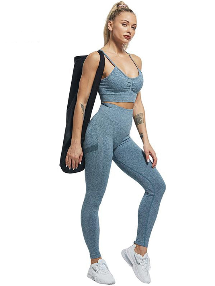 High Waist Seamless Leggings Push Up leggings for fitness Sport Fitness Running - taylorkinfo