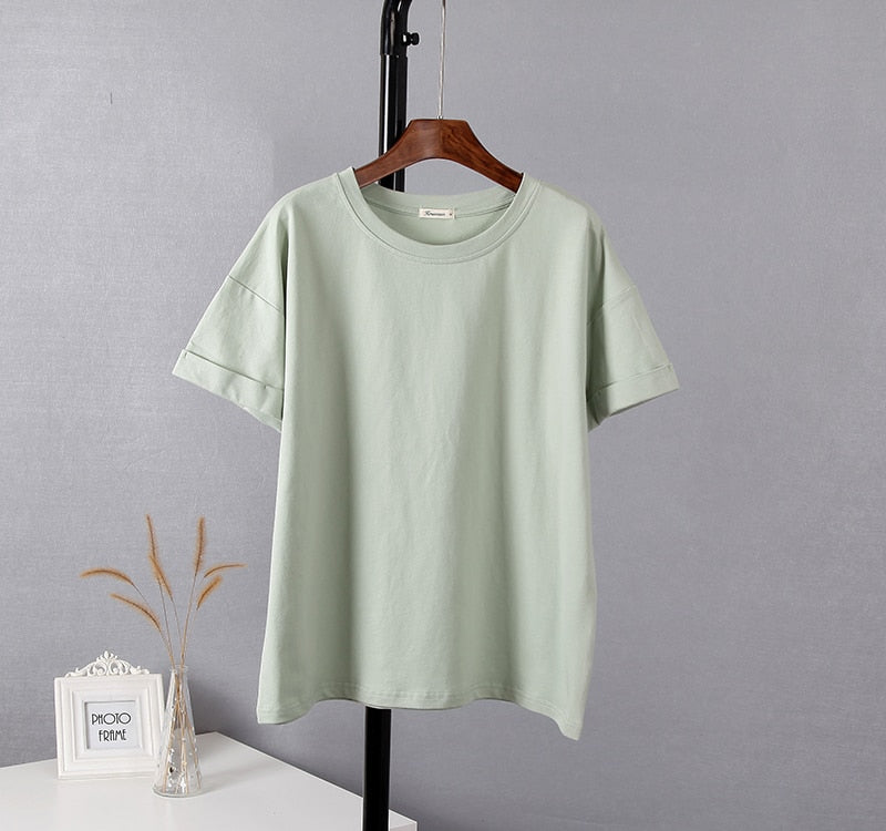 Summer Cotton Sets Women Casual Two Pieces Short Sleeve - taylorkinfo