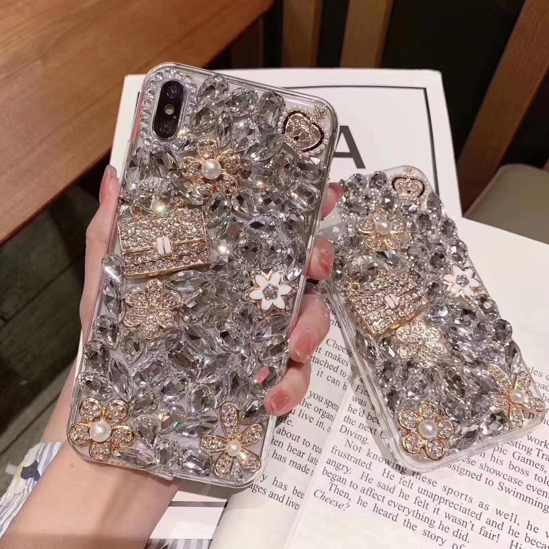 Artificial Diamond Mobile Phone Case