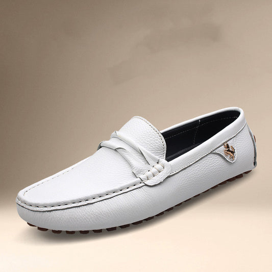 Mens Fashion Casual Head Leather Shoes