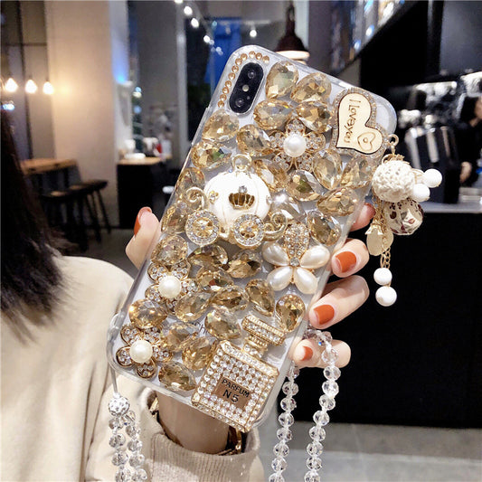 Artificial Diamond Mobile Phone Case