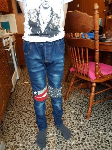 Boy patchwork jeans - Taylor K Shop