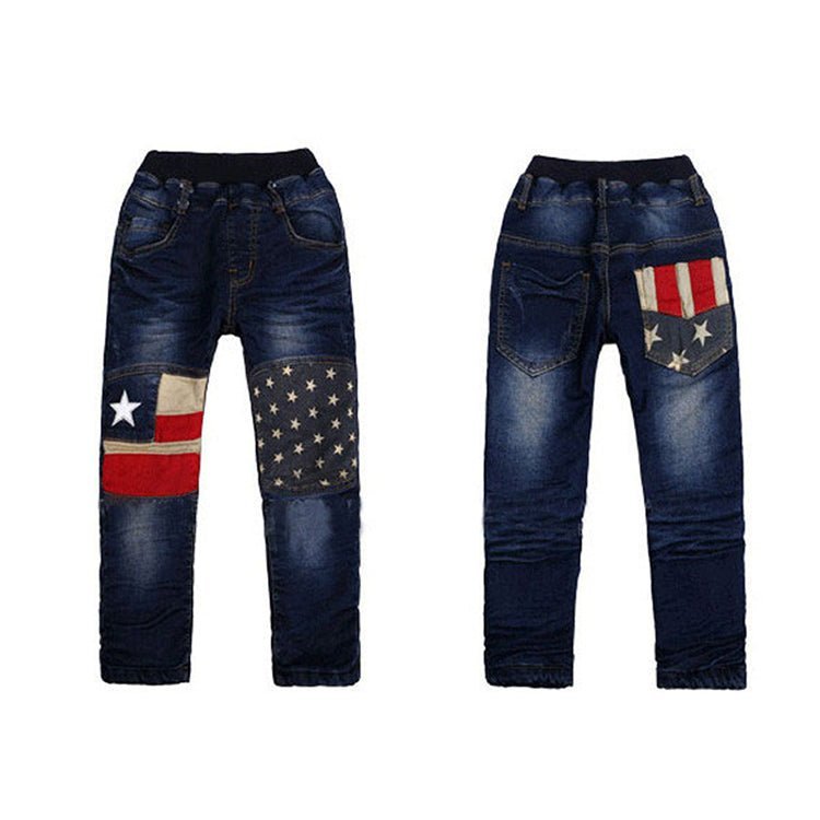Boy patchwork jeans - Taylor K Shop