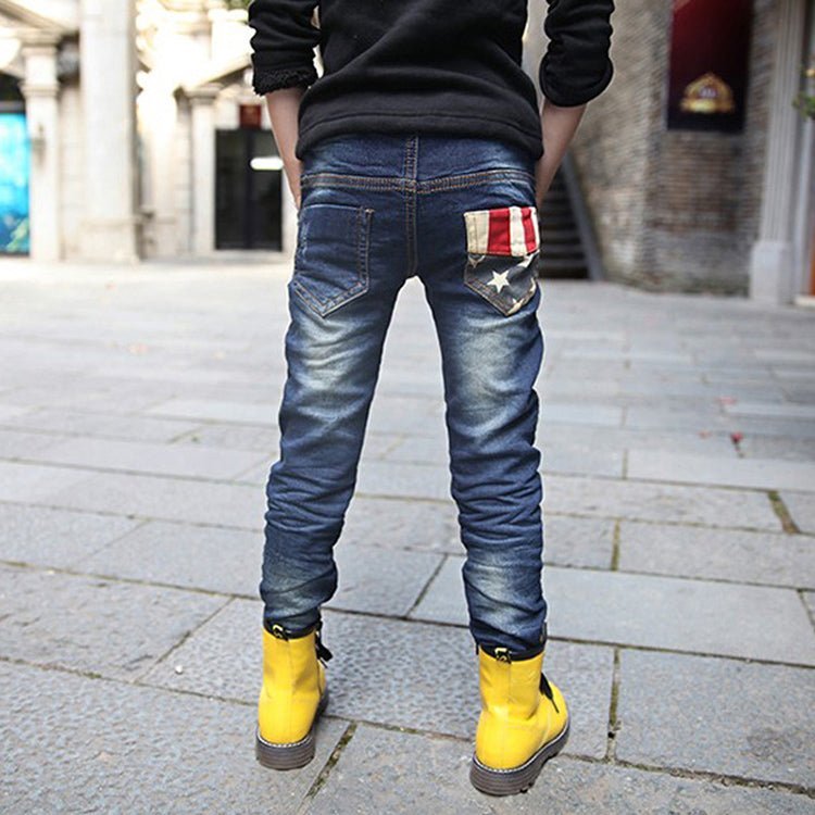 Boy patchwork jeans - Taylor K Shop