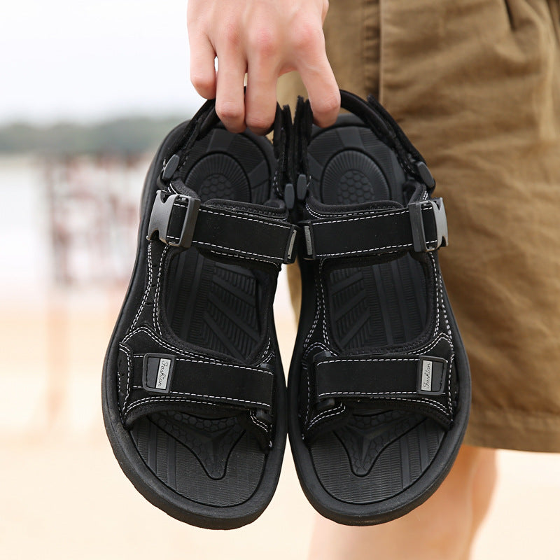 Men Sandals Summer Shoes Flat Non-slip Outdoor Men Beach Sandals Man Sport Sandals - taylorkinfo