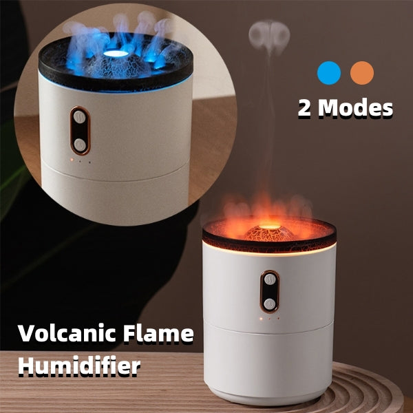 Volcanic Flame Aroma Essential Oil Diffuser USB Portable Jellyfish Air Humidifier Night Light Lamp Fragrance Humidifier - taylorkinfo