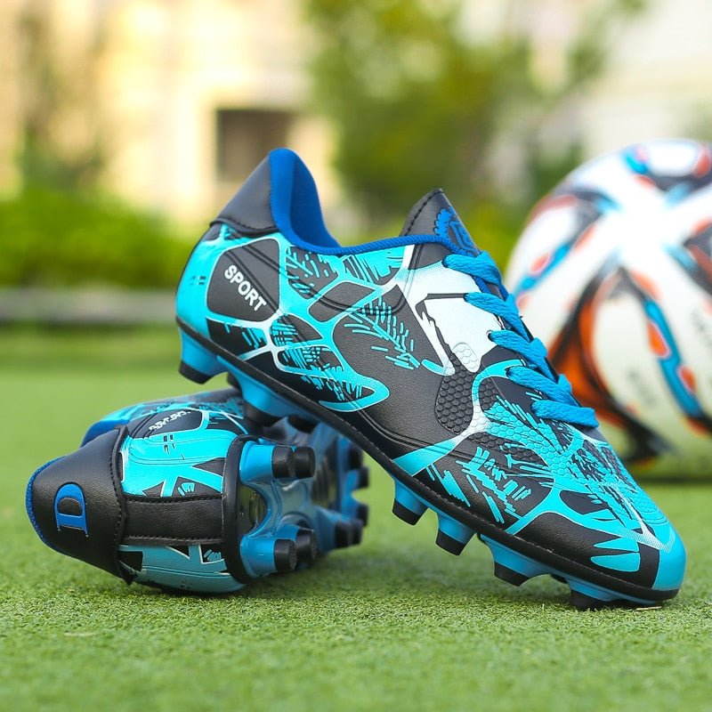 Cheap Childrens Football Shoes Long Spikes Non - slip Grass Training Shoes Boys Original Society Football Boot Free Shipping - Taylor K Shop