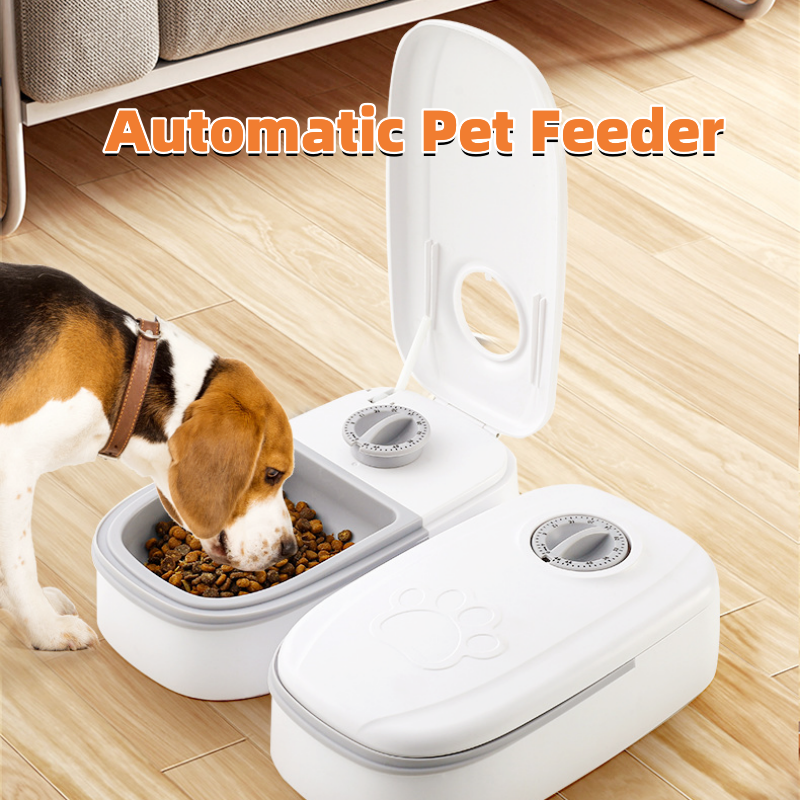 Automatic Pet Feeder Smart Food Dispenser For Cats Dogs Timer Stainless Steel Bowl Auto Dog Cat Pet Feeding Pets Supplies - taylorkinfo