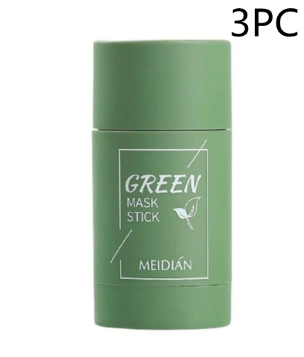 Cleansing Green Tea Mask Clay Stick Oil Control Anti-Acne Whitening Seaweed Mask Skin Care - taylorkinfo