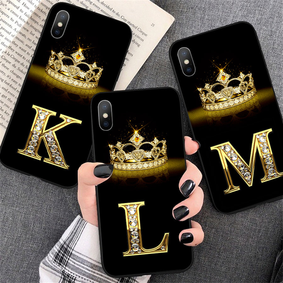 Silicone Crown Diamond Phone Case