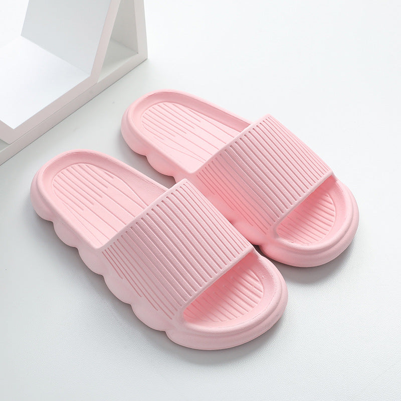 Wave Bottom Slippers Women Home Shoes Non-slip Bathroom Slippers