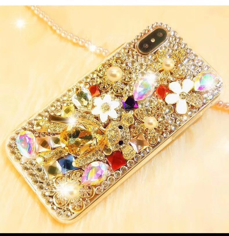 Artificial Diamond Mobile Phone Case