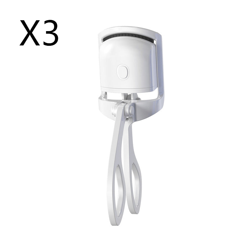 Heated Eyelash Curler Electric Temperature Control Mini Eyelash Curler Electric Portable Charging - taylorkinfo